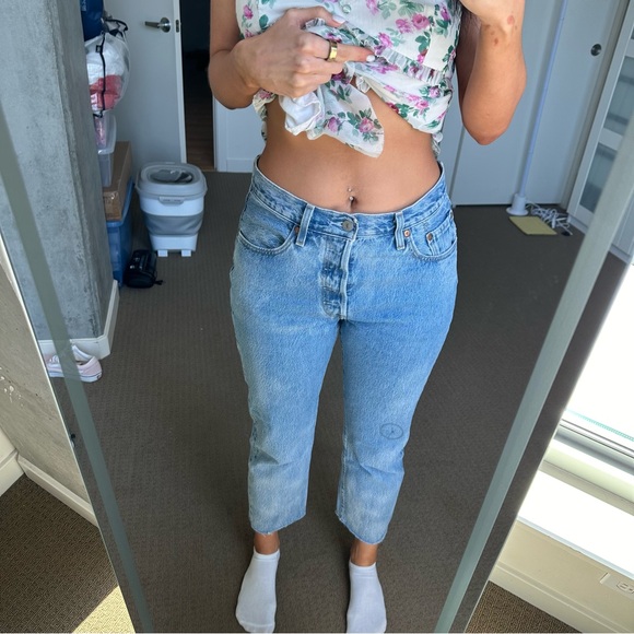 Levi’s 501 blue straight leg jeans - Picture 7 of 7